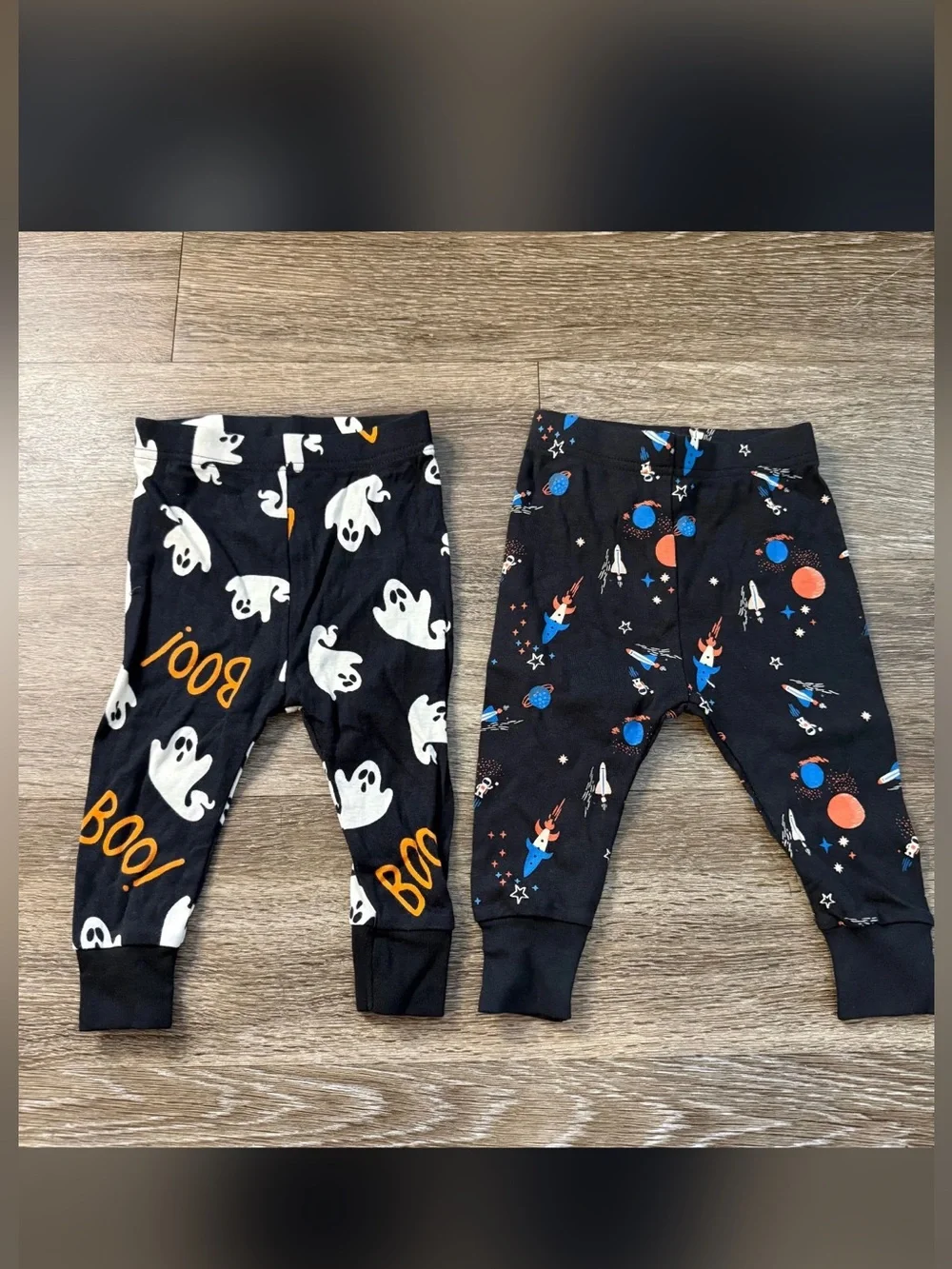 FINAL SALE Old Navy 100% Cotton PJ Pants 2-PACK Space & Boo